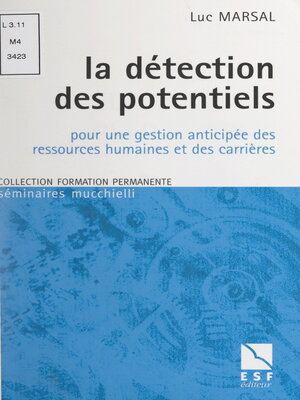 cover image of La détection des potentiels